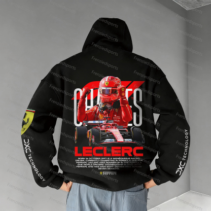 Unisex "F1" Graphic Streetwear Vintage Plush Hoodie