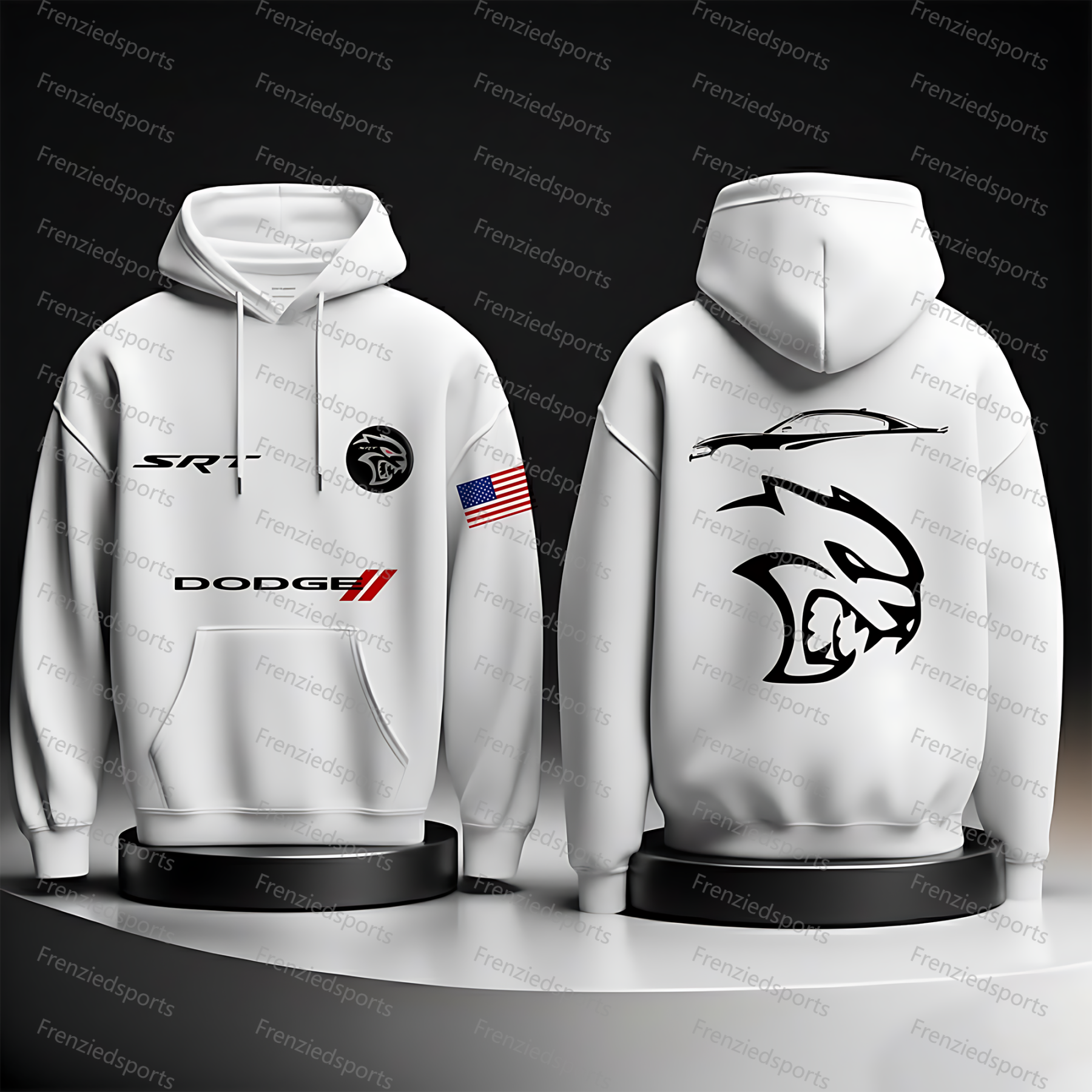 Unisex "F1" Graphic Streetwear Vintage Plush Hoodie