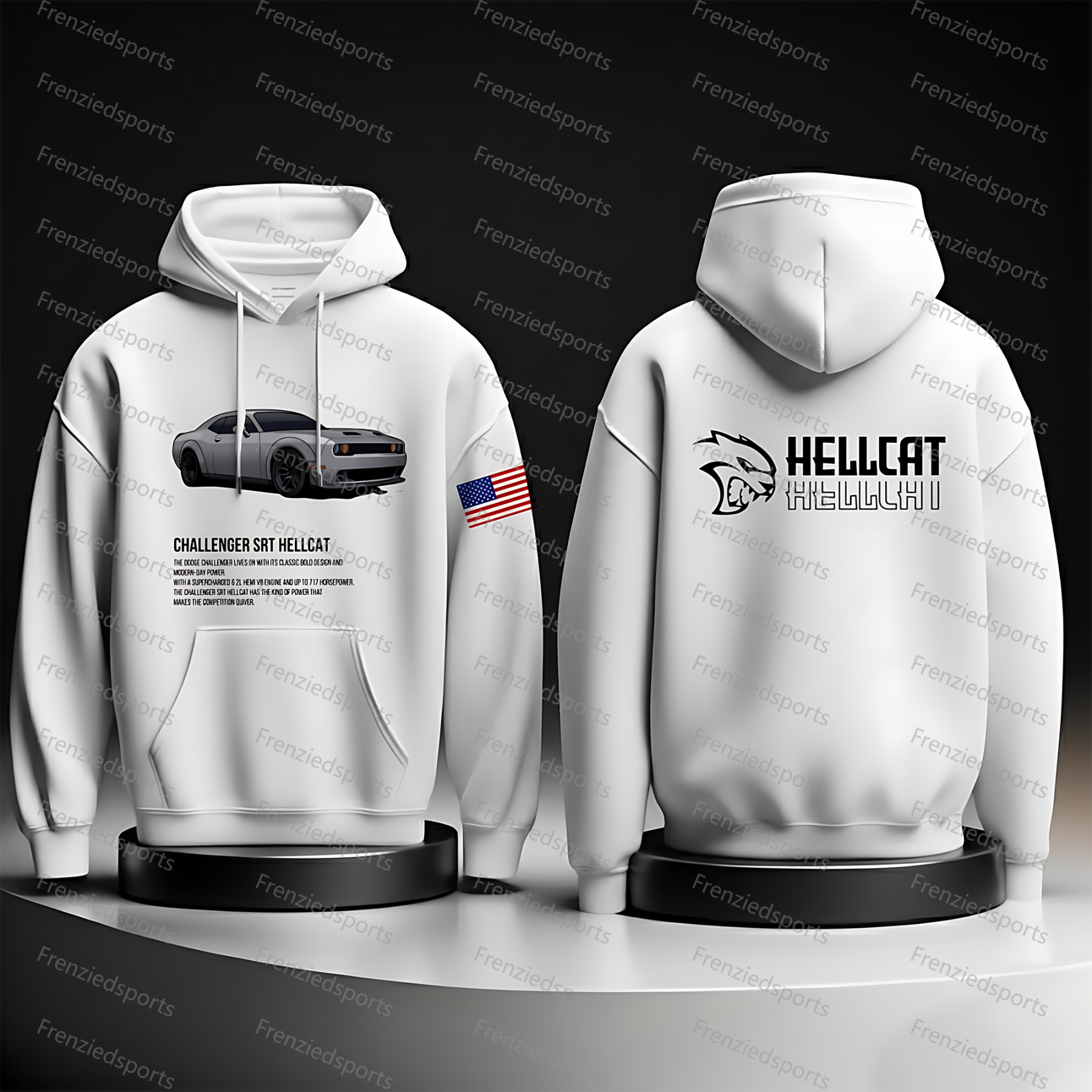 Unisex "F1" Graphic Streetwear Vintage Plush Hoodie