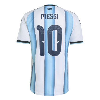 Argentina Adult World Cup 2026 Home Authentic Jersey w/ Messi Nameset