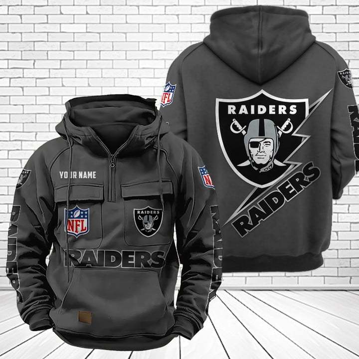 Las Vegas Raiders Unisex Rugby Team Graphic Streetwear Vintage Plush Hoodie