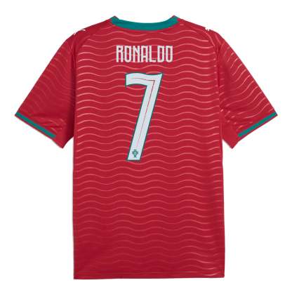 Portugal Adult World Cup 2026 Home Replica Jersey w/ Ronaldo Nameset