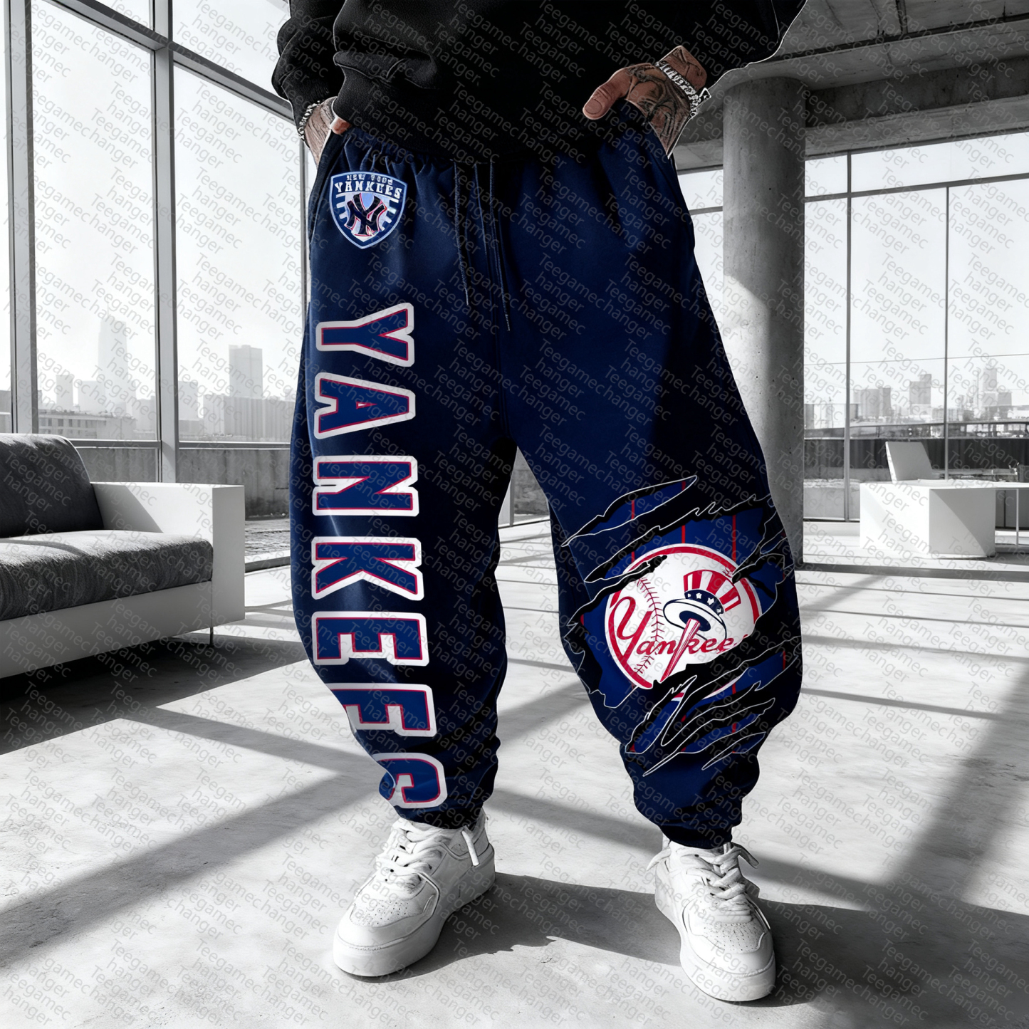 Unisex Casual “MLB”Streetwear Pants