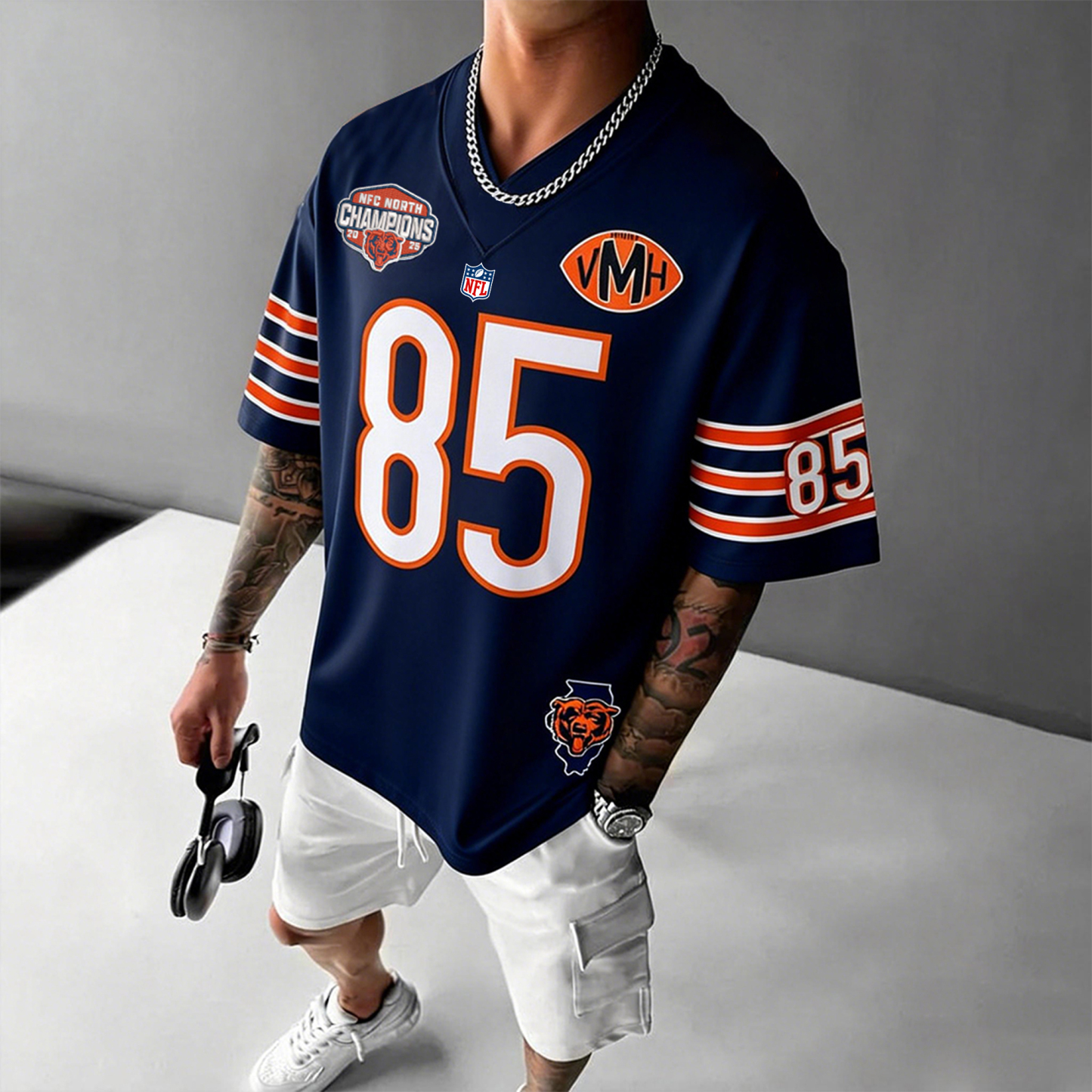 Unisex  "Chicago Bears"  Inspired Trendy T-shirt