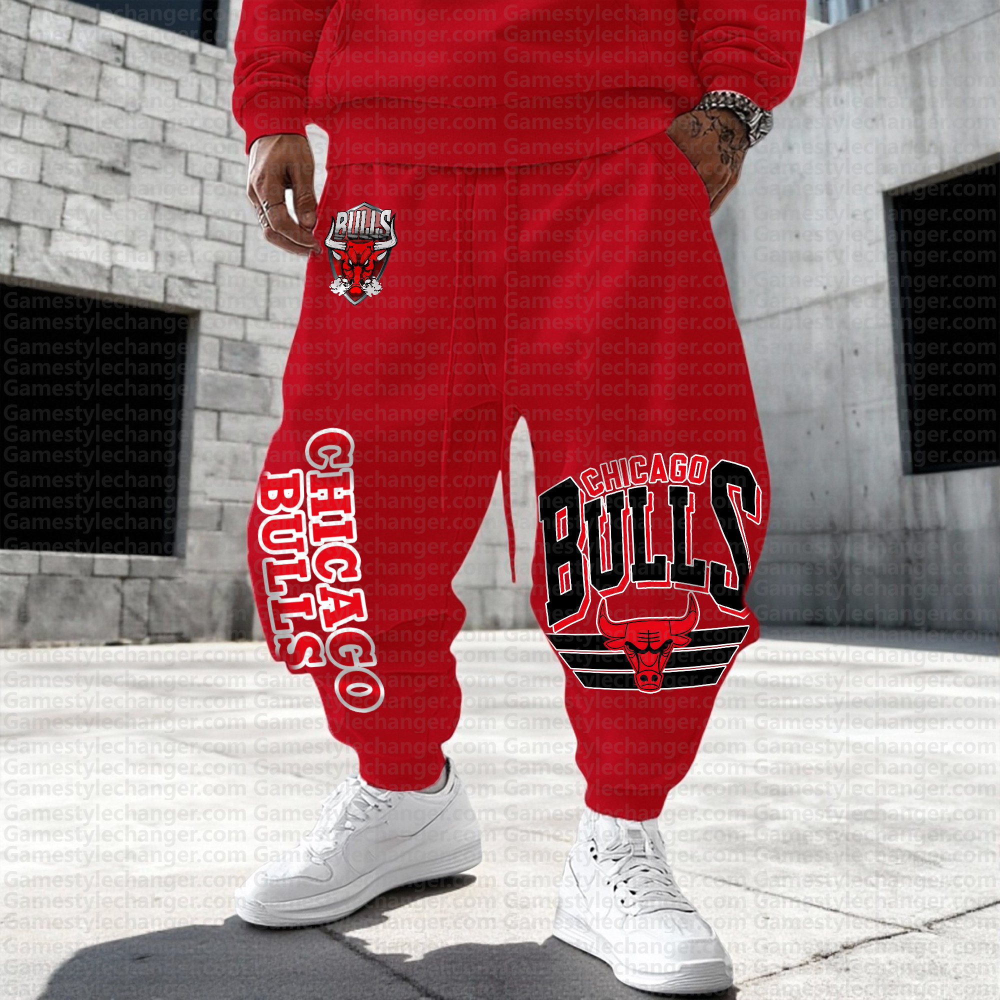 Unisex  Casual  Streetwear Pants