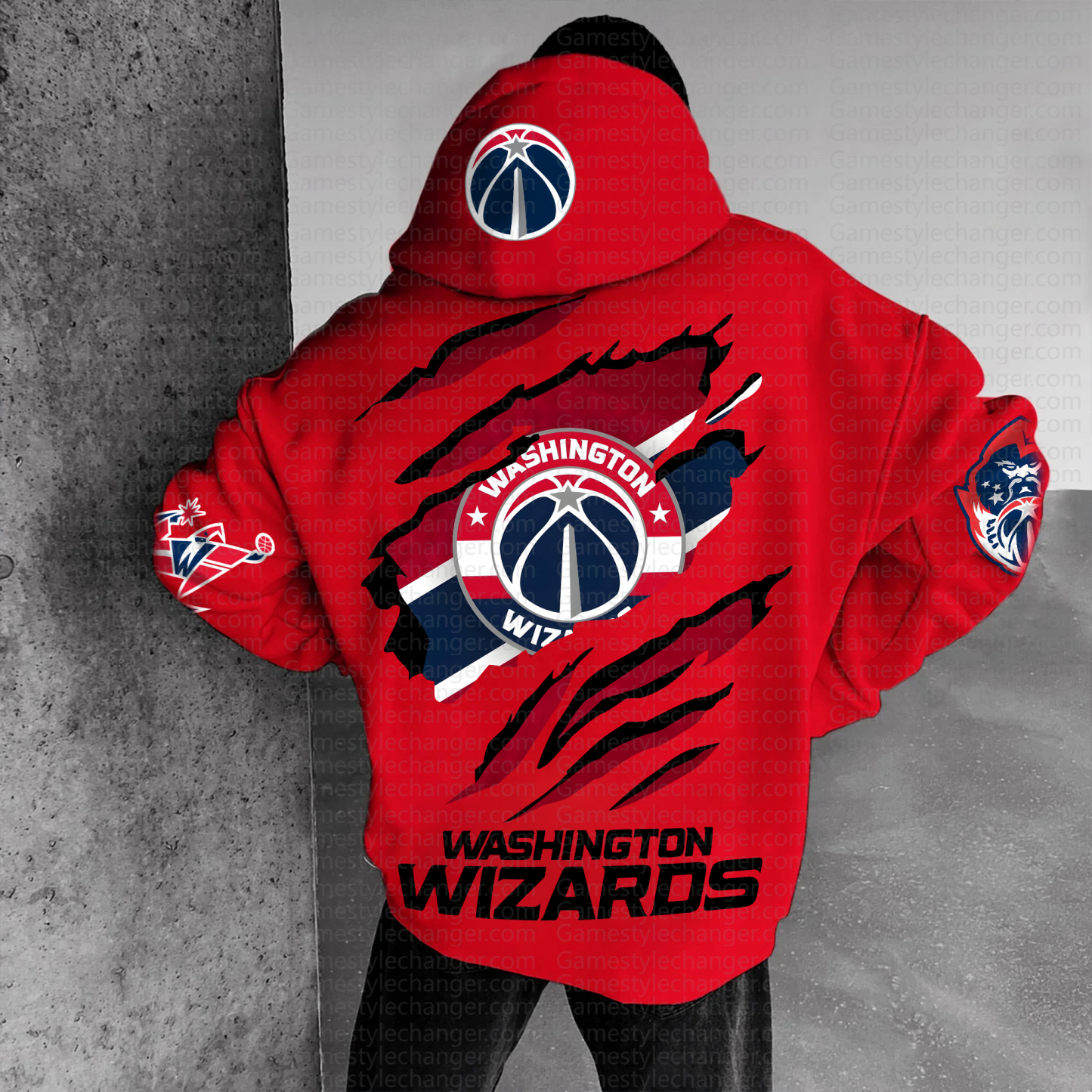 Unisex "NBA" Graphic Streetwear Vintage Plush Hoodie