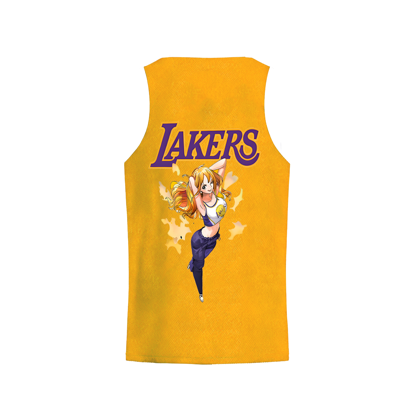 Unisex Vintage Basketball uniform丨 Lakers X One Piece 