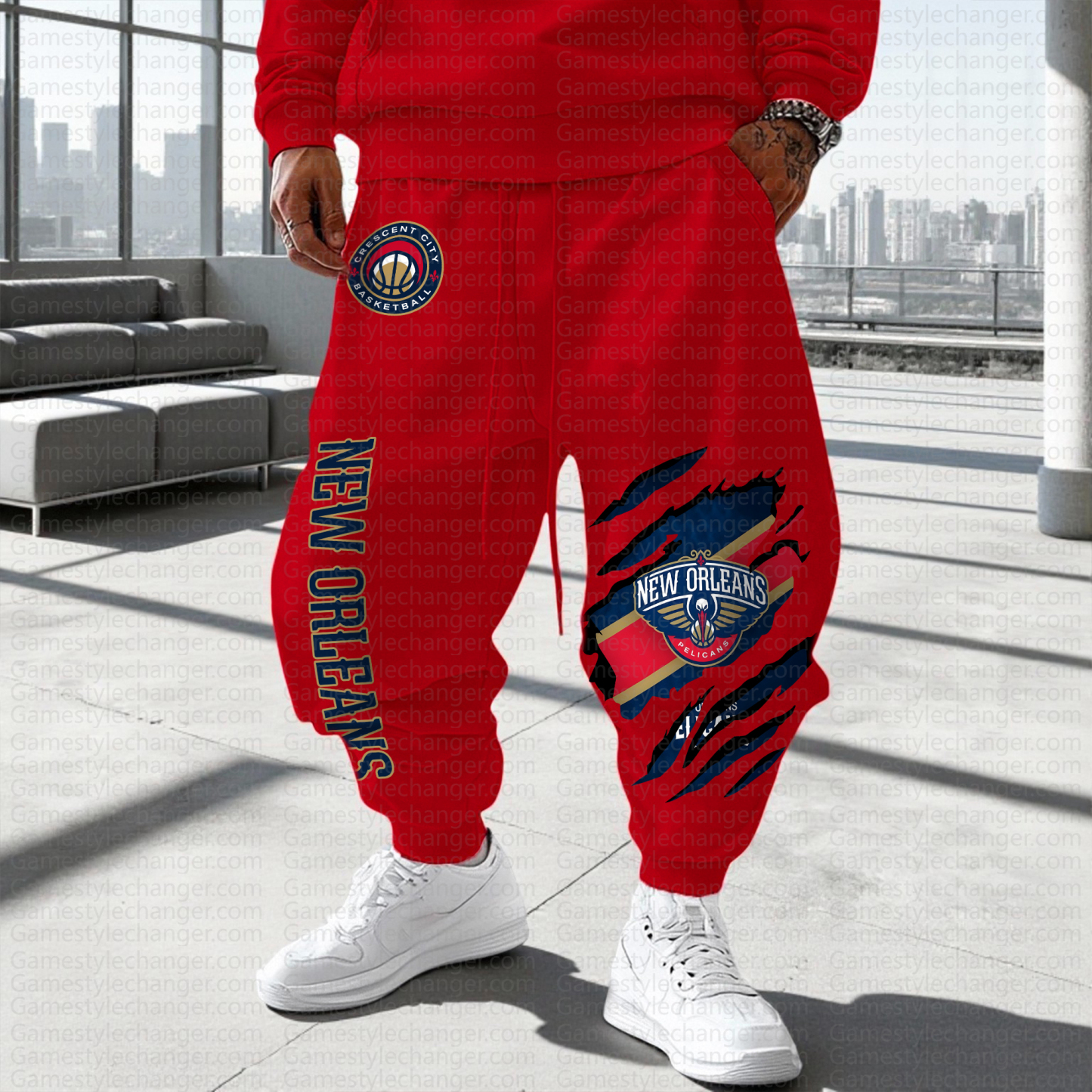 Unisex "NBA" Casual Anime Streetwear Pants