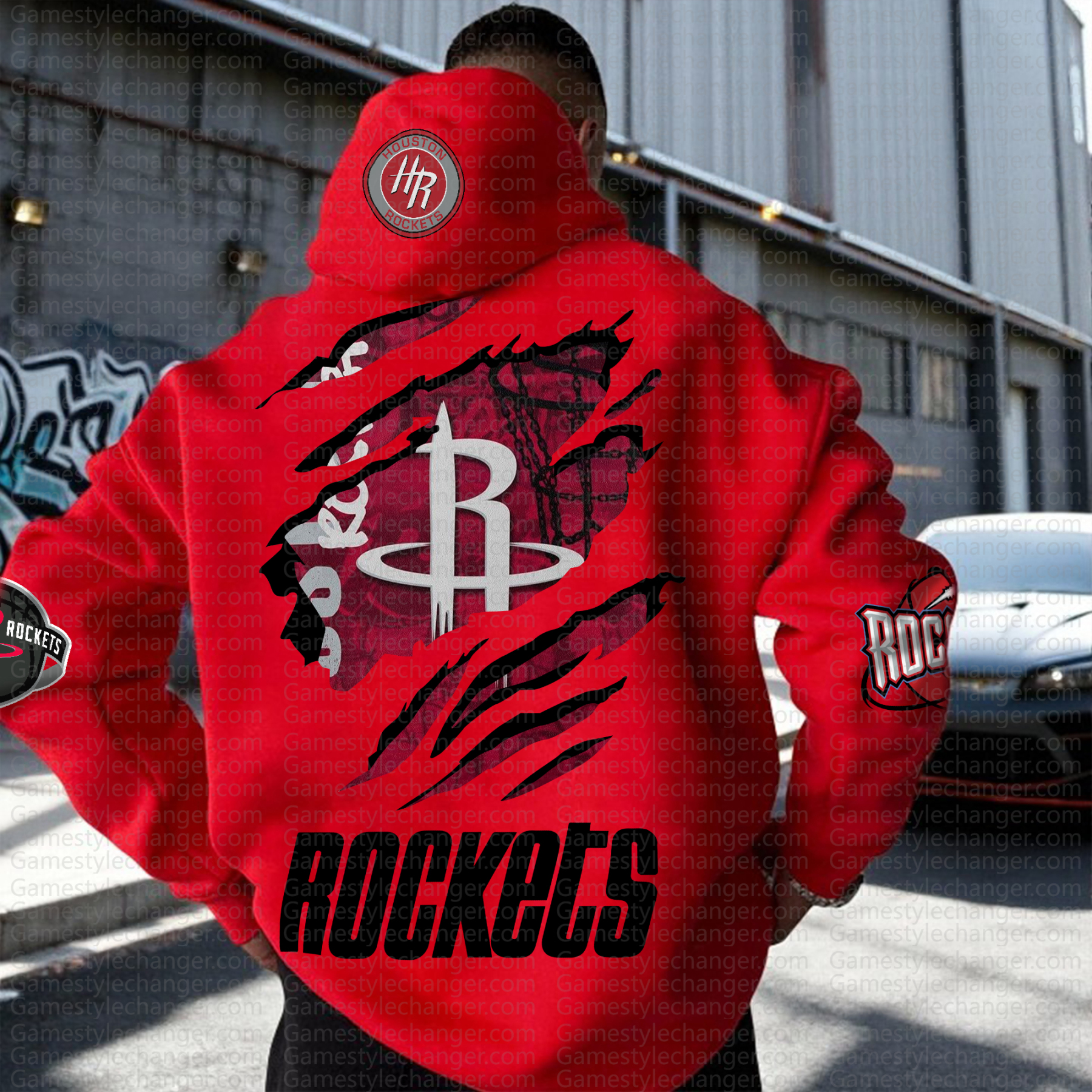 Unisex "NBA" Graphic Streetwear Vintage Plush Hoodie