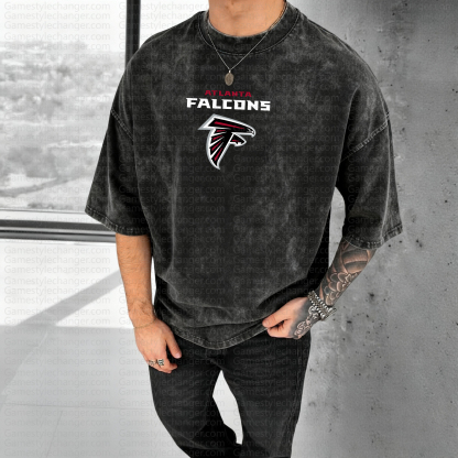 Unisex High Quality Inspired Vintage Washed 3D Direct Injection T-Shirt