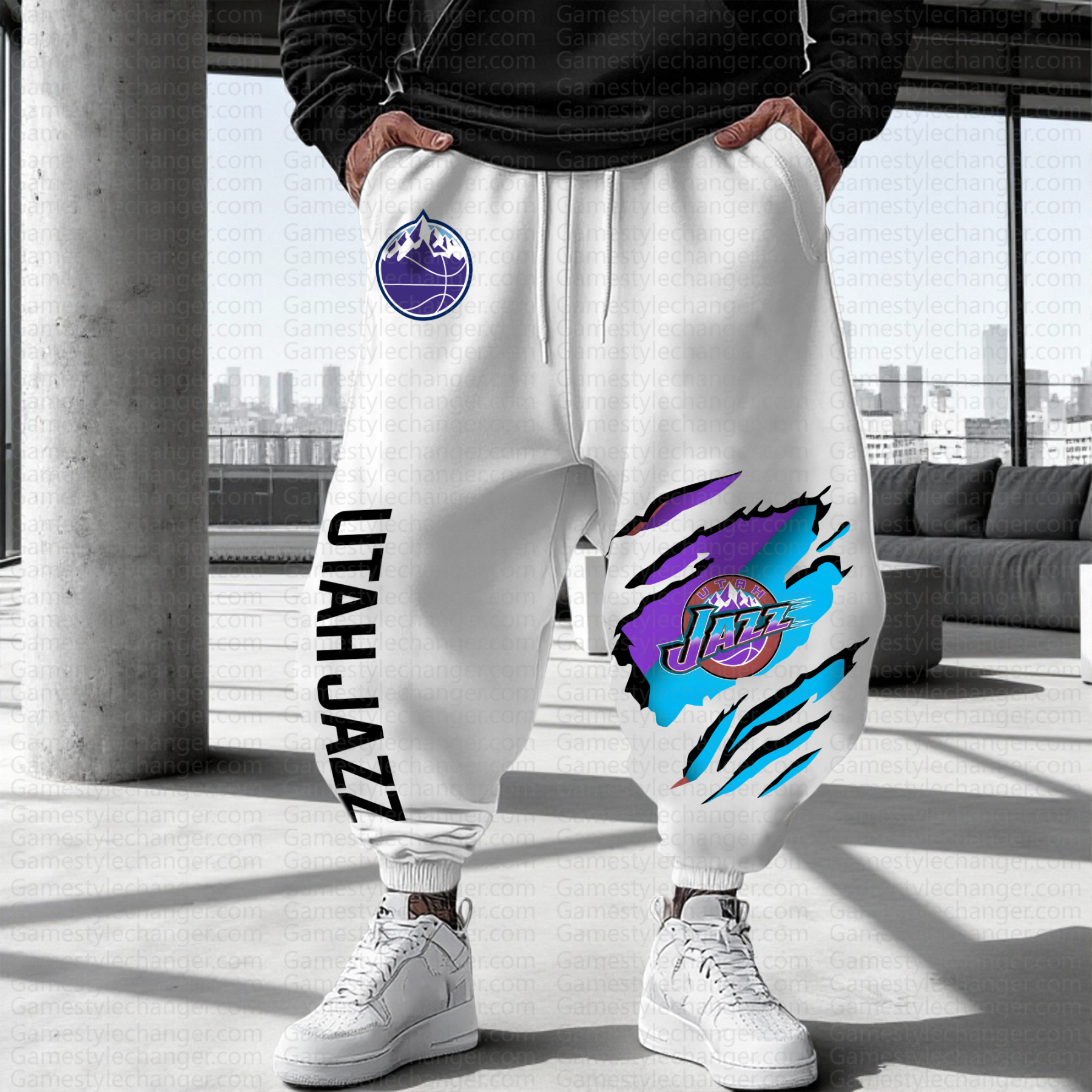 Unisex "NBA" Casual Anime Streetwear Pants
