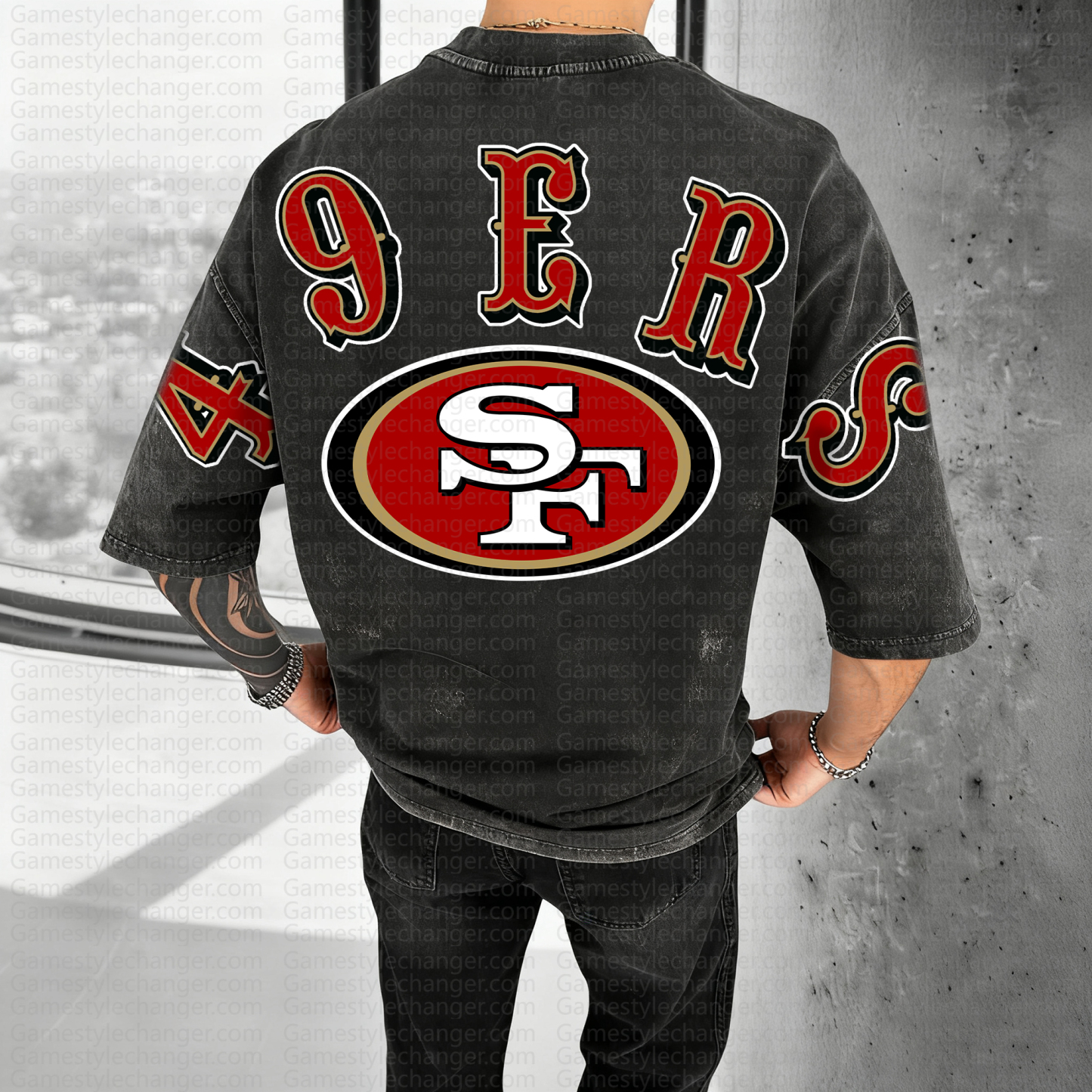 Unisex Anime Style Vintage Washed T-Shirt | NFL