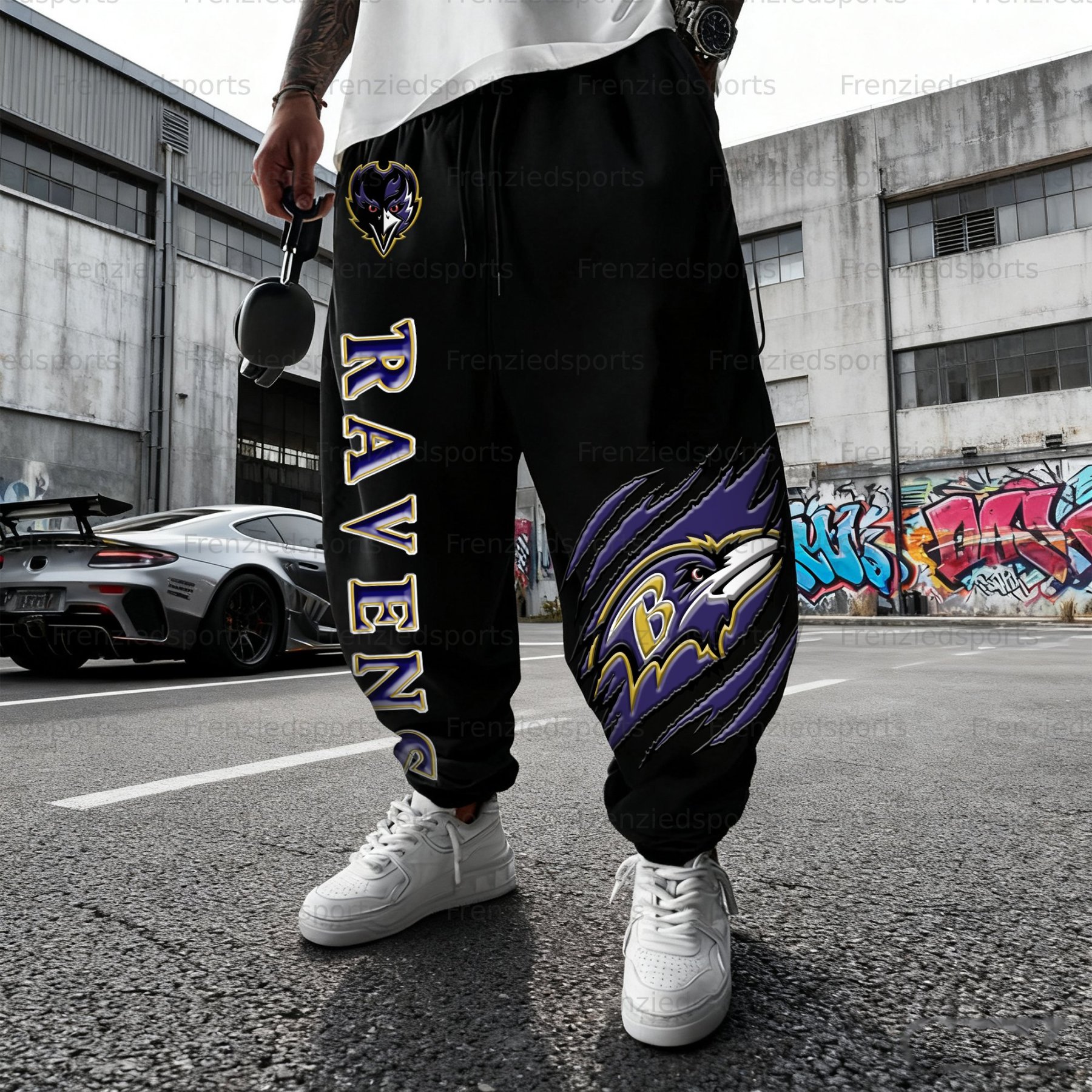 Unisex “Baltimore Ravens” Casual Anime Streetwear Pant