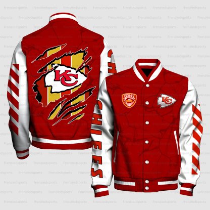 Unisex Vintage "Kansas City Chiefs" Graphic Jacket