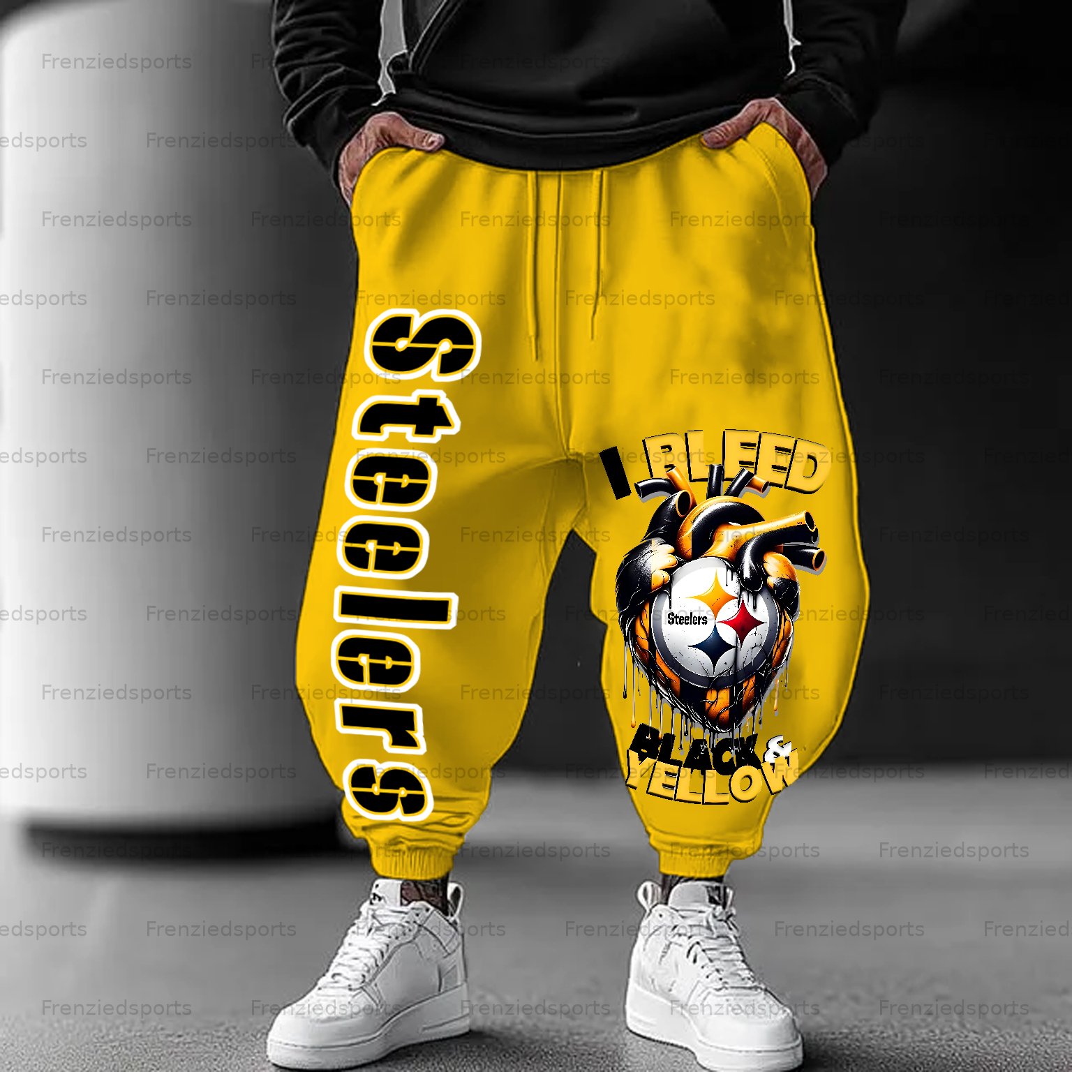 Unisex  “Pittsburgh Steelers” Casual Anime Streetwear Pant