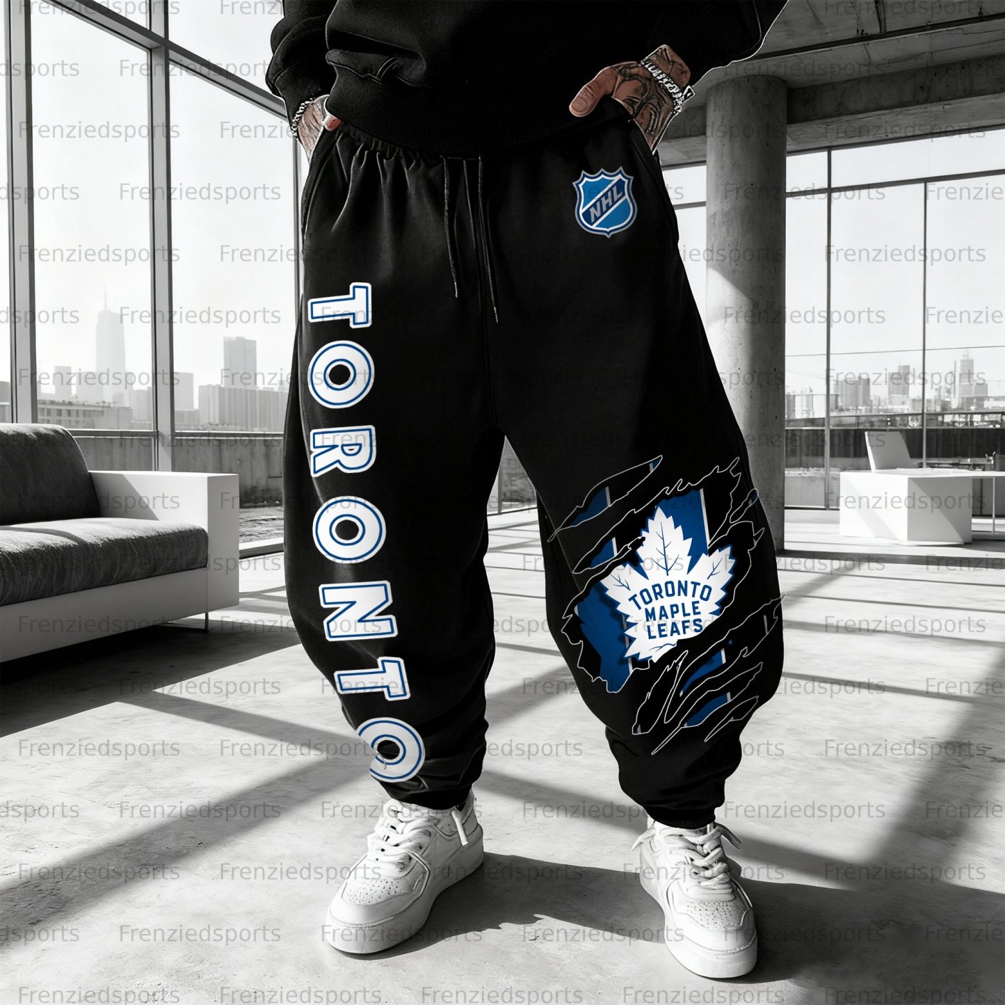 Unisex “Toronto Maple Leafs” Casual Anime Streetwear Pant