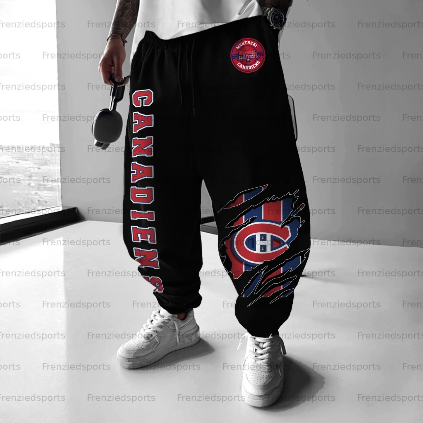Unisex “Montreal Canadiens” Casual Anime Streetwear Pant