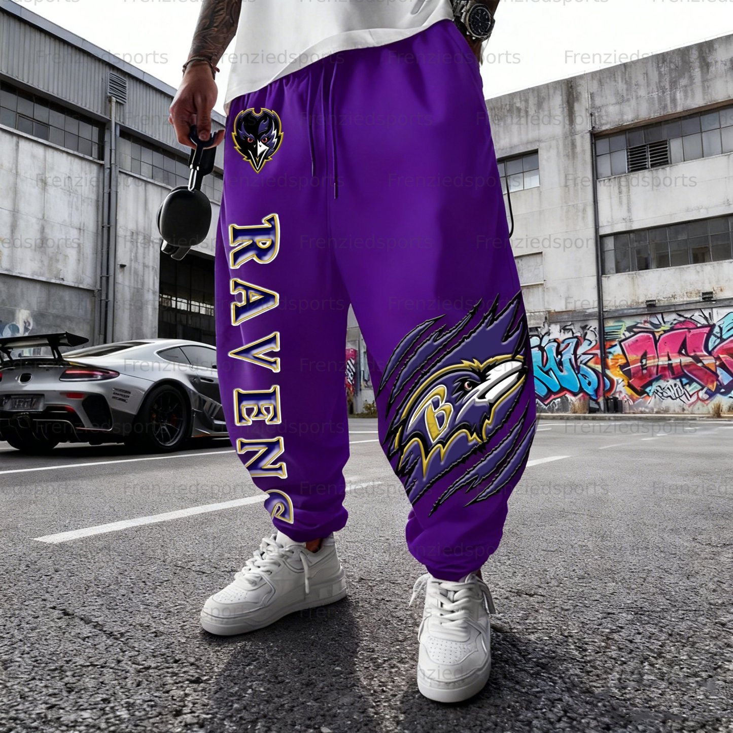 Unisex “Baltimore Ravens” Casual Anime Streetwear Pant