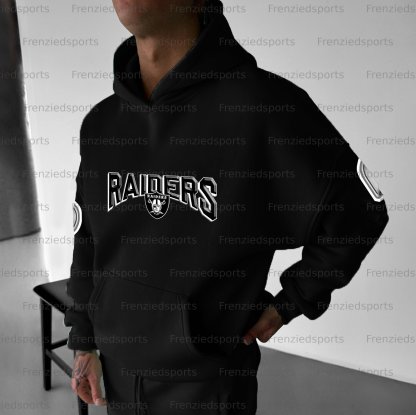 Unisex "Las Vegas Raiders" Graphic Streetwear Vintage Plush Hoodie
