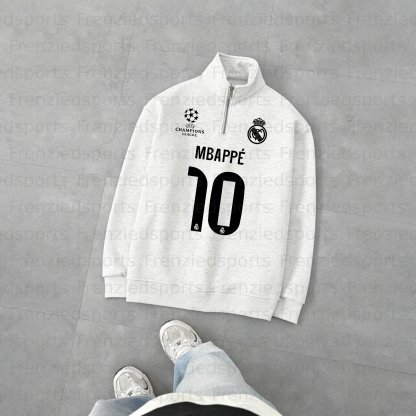 Unisex "UEFA " Graphic Streetwear Vintage   Zip-up Sweatshirt