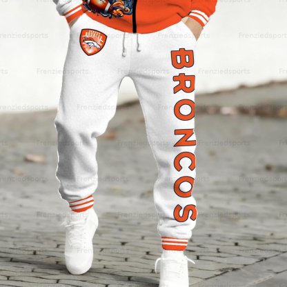 “Denver Broncos” Zip-up Jacket, Pants and 2-Piece Set