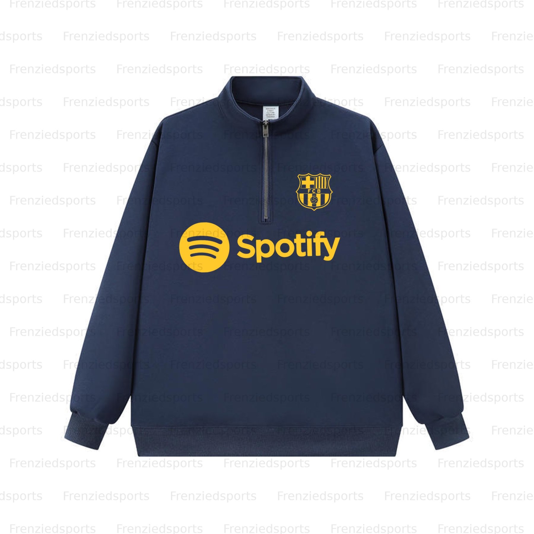 Unisex "UEFA " Graphic Streetwear Vintage  Zip-up Sweatshirt