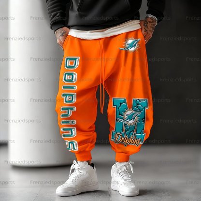 Unisex  “Miami Dolphins” Casual Anime Streetwear Pant