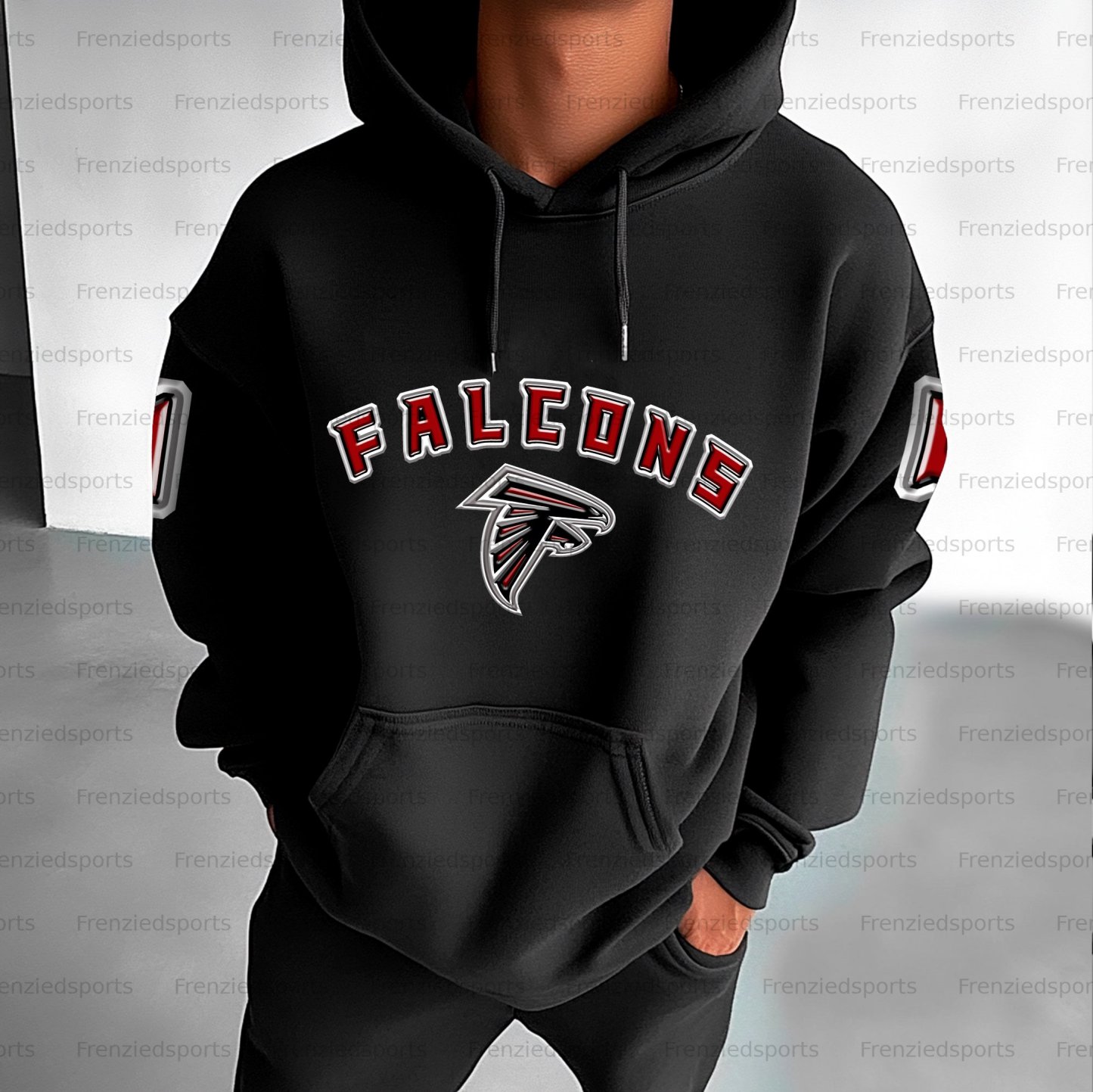 Unisex "Atlanta Falcons" Graphic Streetwear Vintage Plush Hoodie