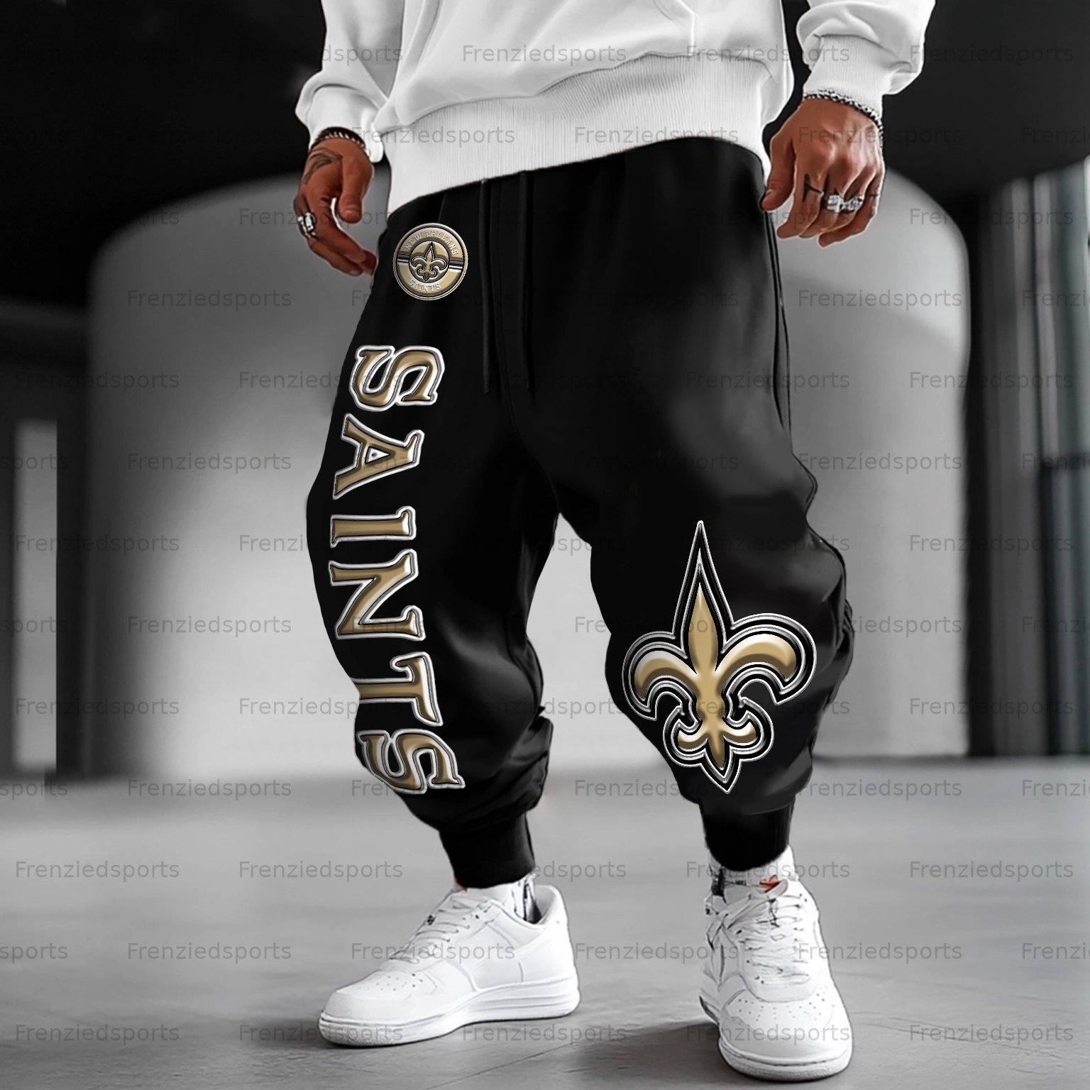 Unisex  “New Orleans Saints” Casual Anime Streetwear Pant