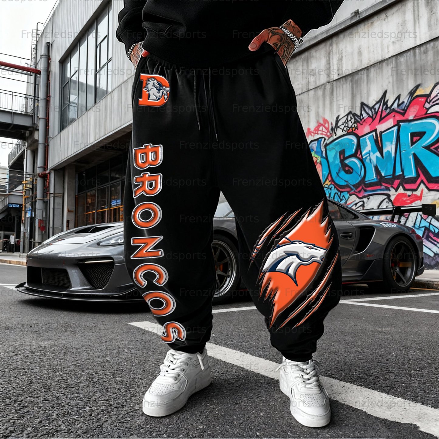 Unisex “Denver Broncos” Casual Anime Streetwear Pant