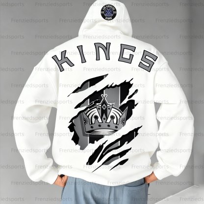 Unisex "Los Angeles Kings" Graphic Streetwear Vintage Plush Hoodie