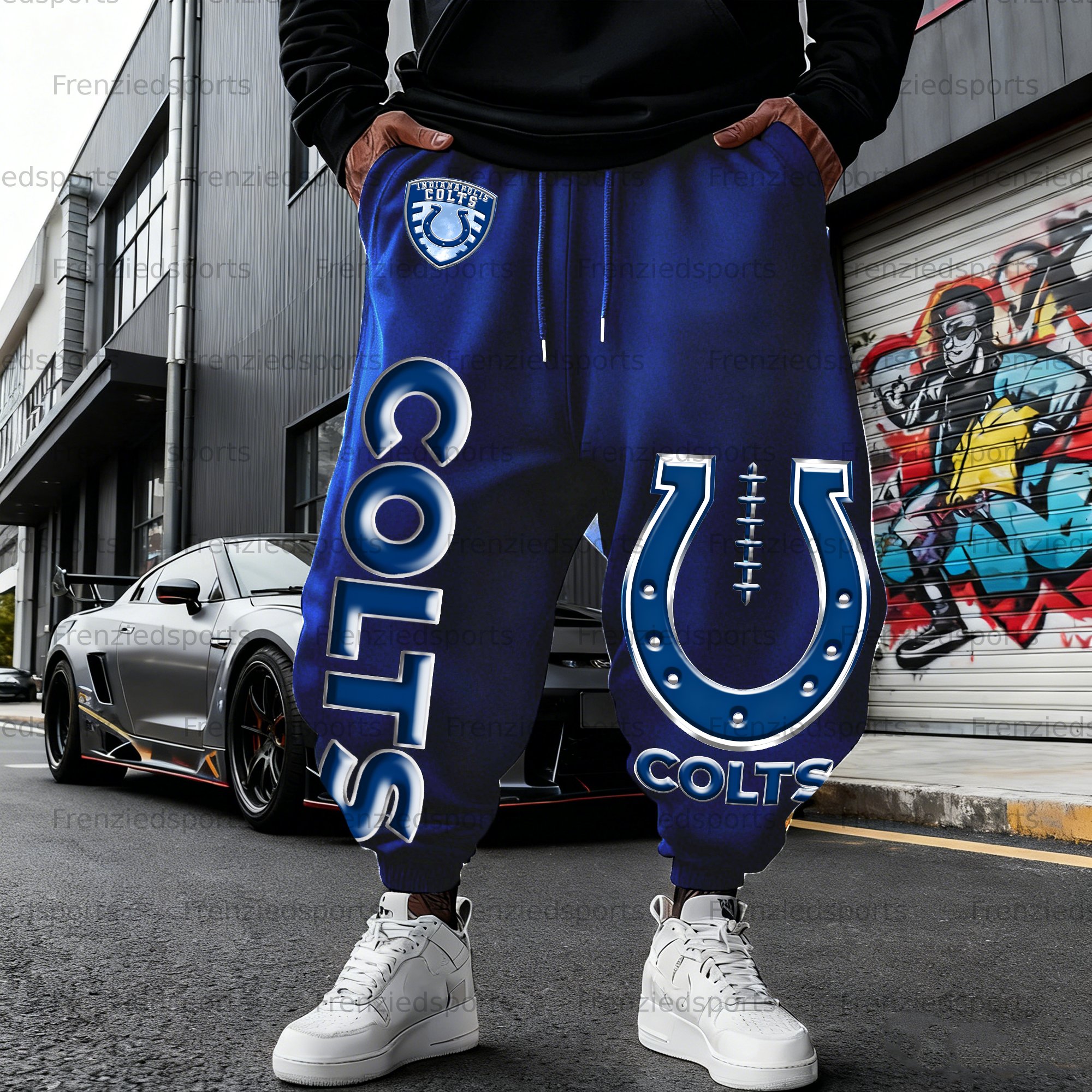 Unisex  “Indianapolis Colts” Casual Anime Streetwear Pant