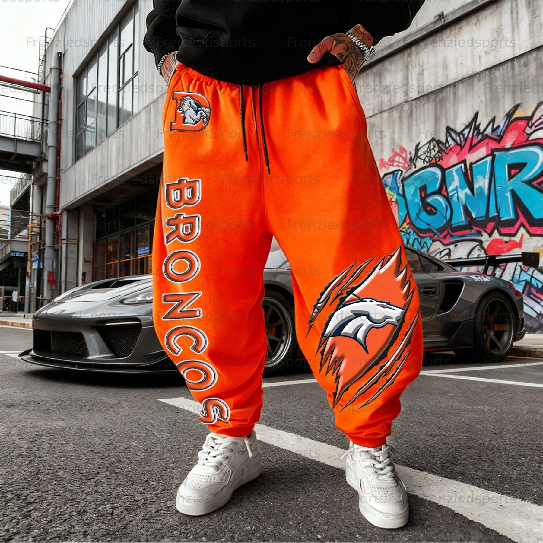 Unisex “Denver Broncos” Casual Anime Streetwear Pant