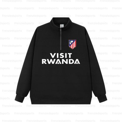 Unisex "UEFA " Graphic Streetwear Vintage  Zip-up Sweatshirt