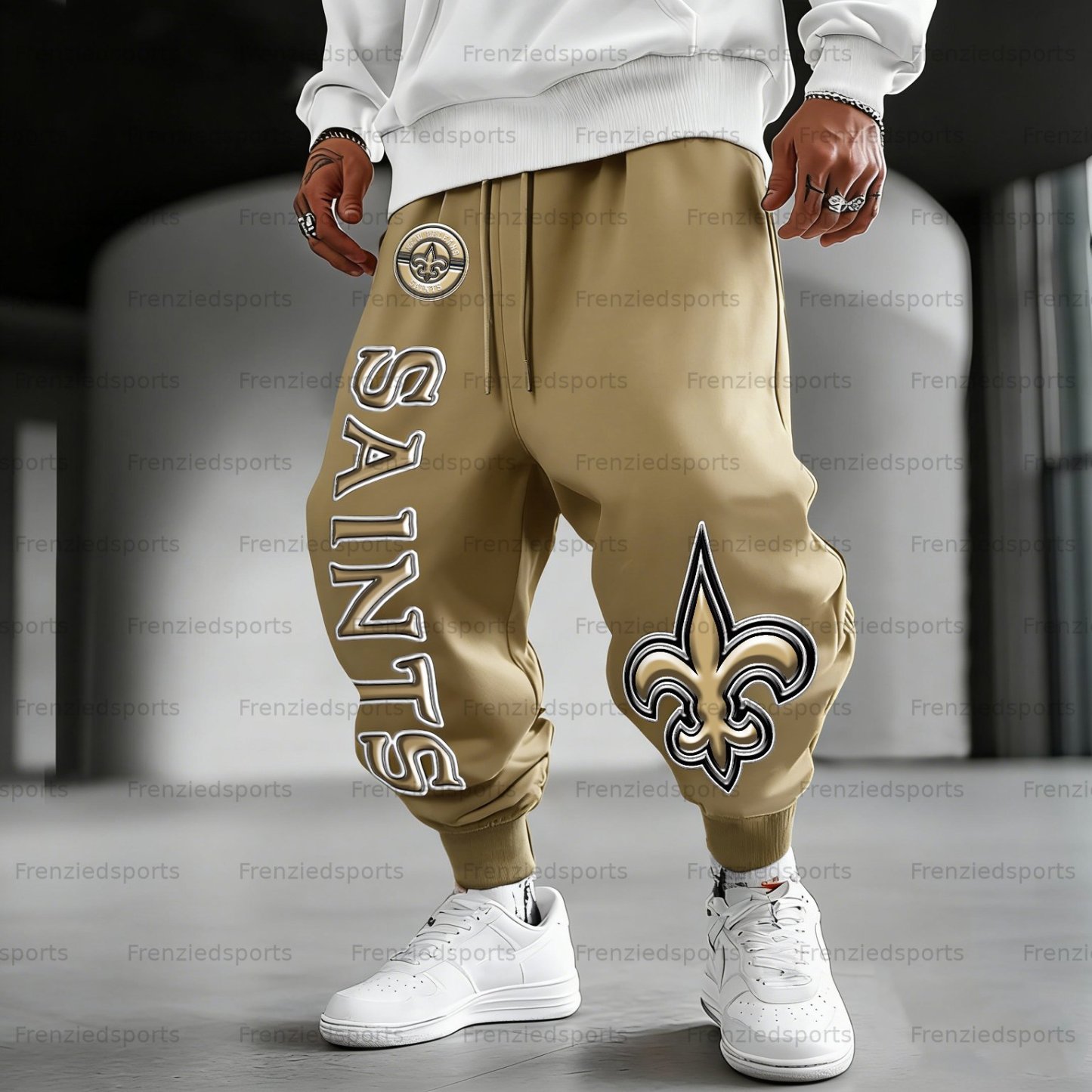 Unisex “New Orleans Saints” Casual Anime Streetwear Pant