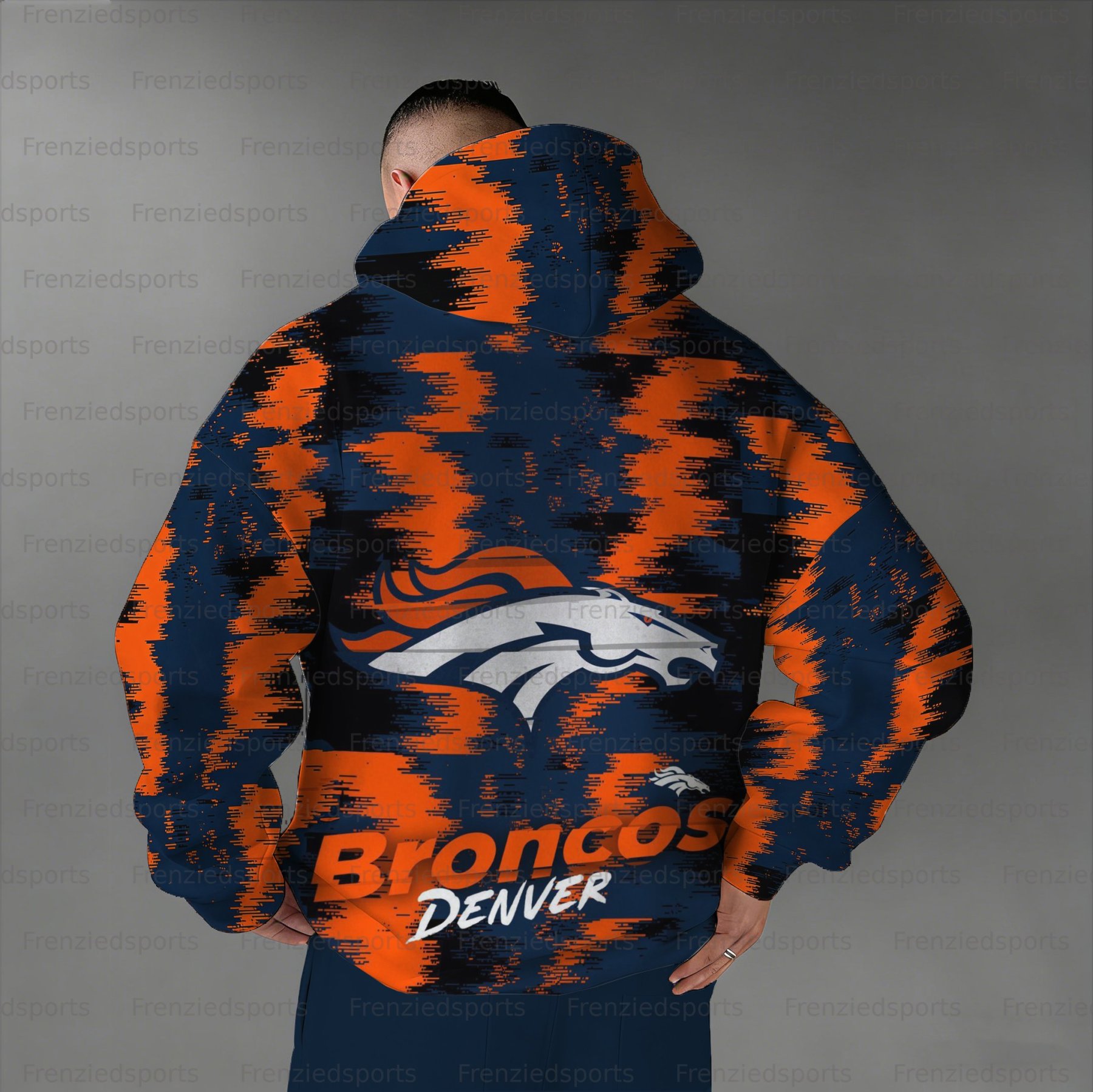 Unisex "Detroit Lions" Graphic Streetwear Vintage Plush Hoodie