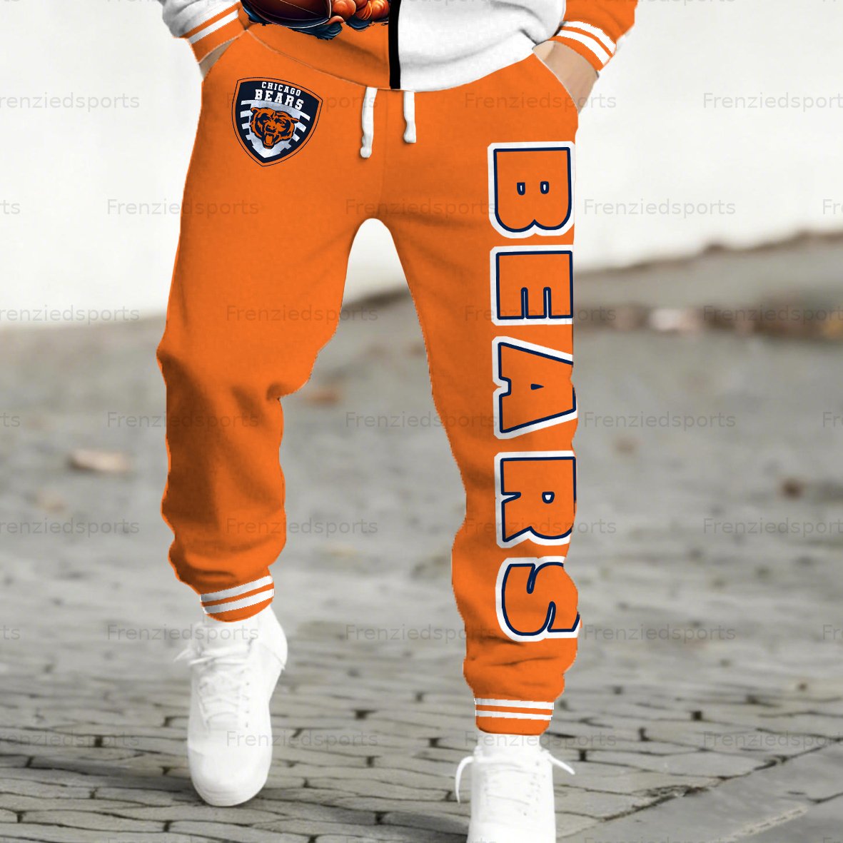 “Chicago Bears” Zip-up Jacket, Pants and 2-Piece Set