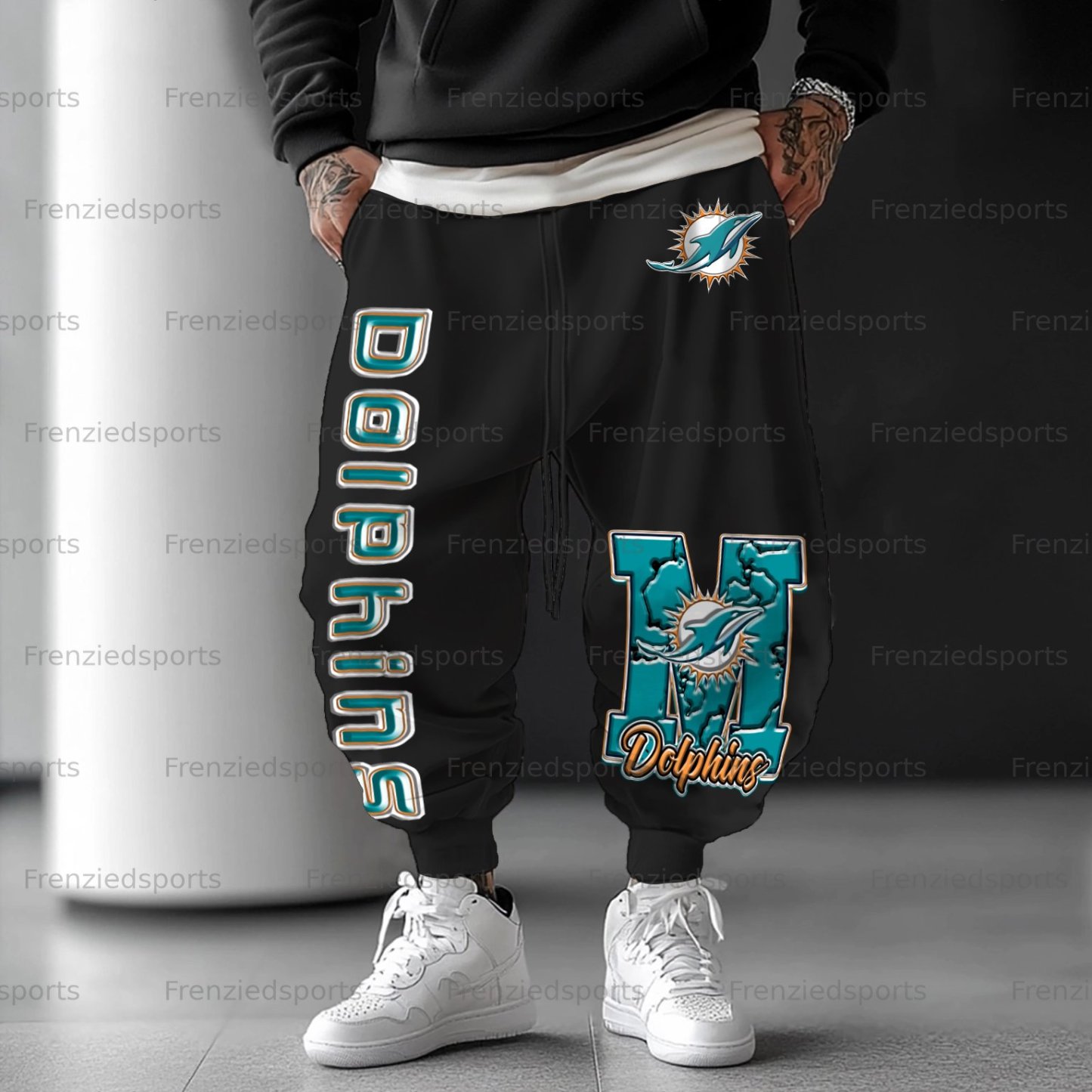 Unisex “Miami Dolphins” Casual Anime Streetwear Pant