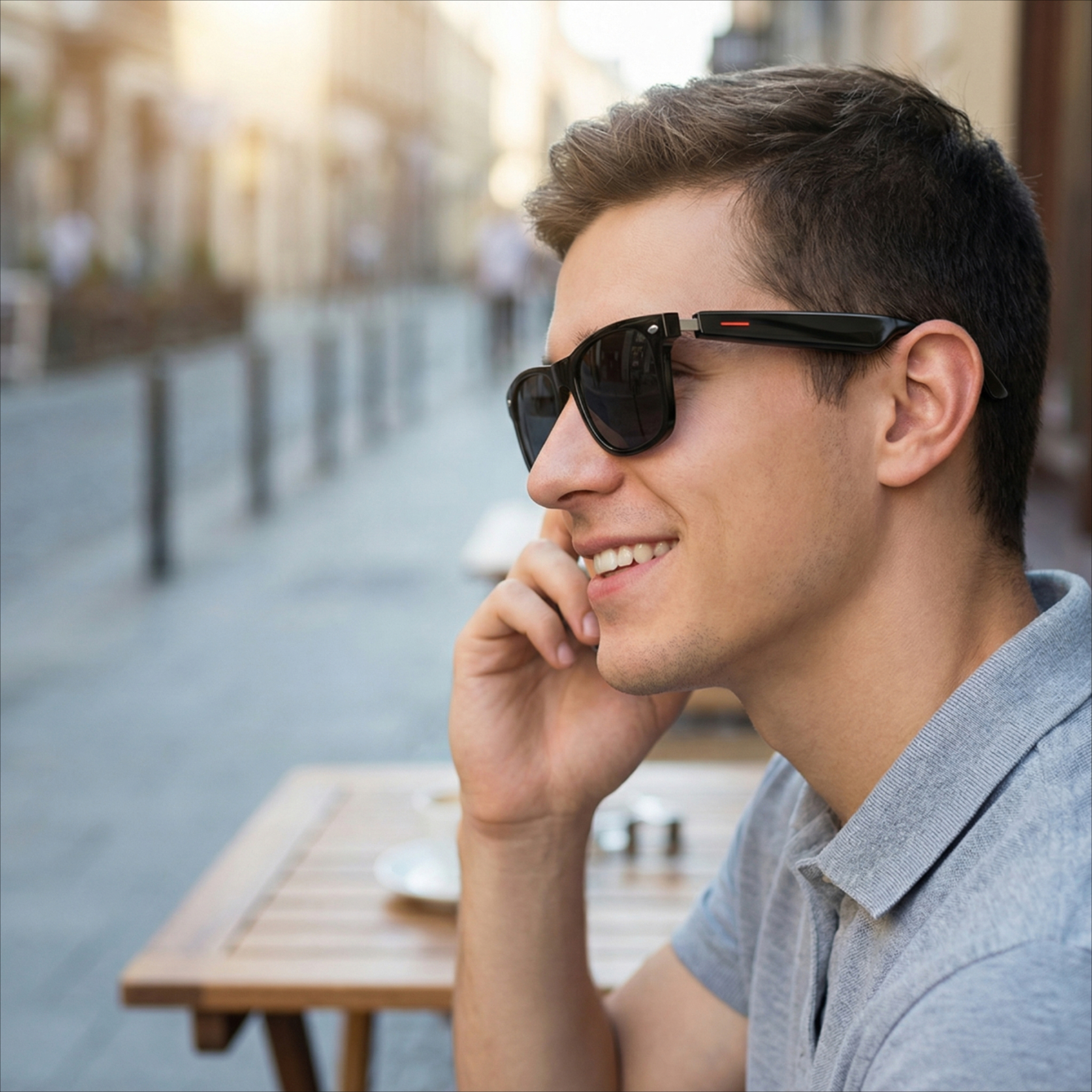 Ai Translation Smart Bluetooth Glasses Outdoor UV Protection Hands Free Call-Dreamlock