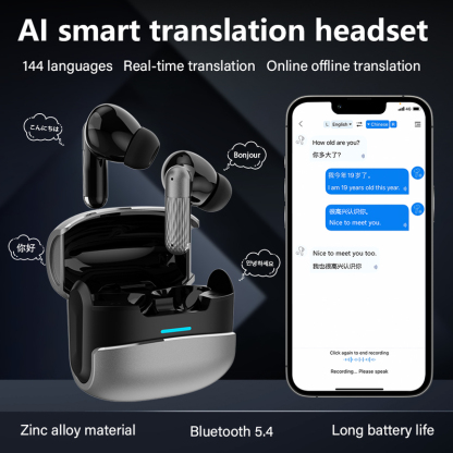 Wireless Bluetooth Earbuds Headphones Metallic Sci-fi Style-Dreamlock