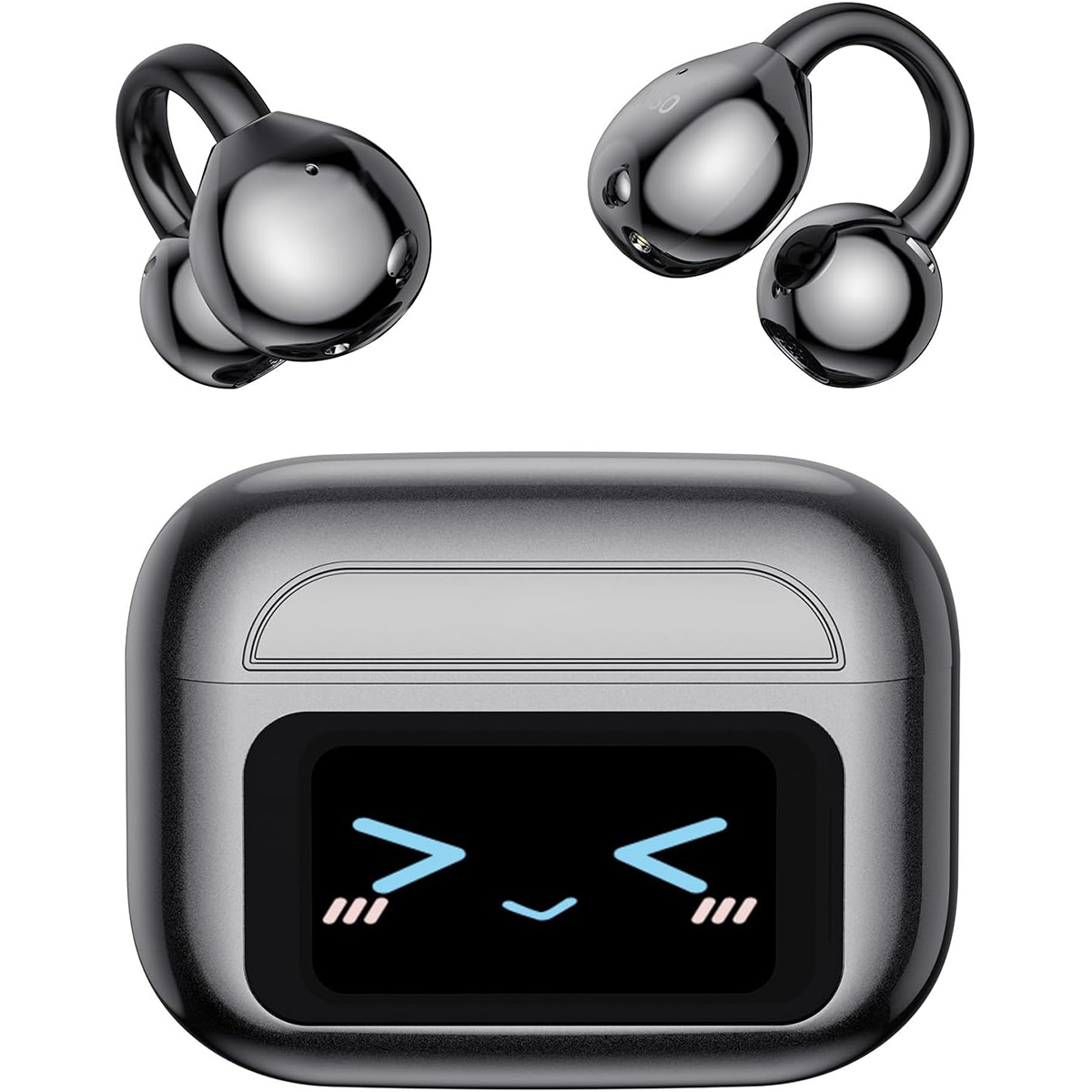 Open Ear Clip On Earbuds Color Screen Open Ear Wireless Realtime Translation-Dreamlock
