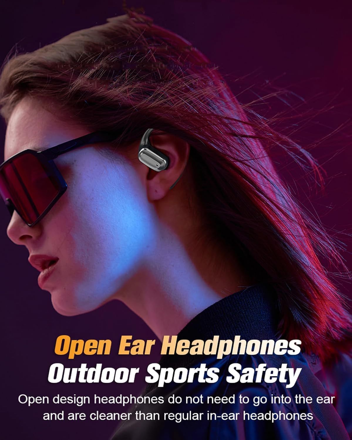 Ai Smart Open Ear Headphones with Real-time Translation Screen -Dreamlock