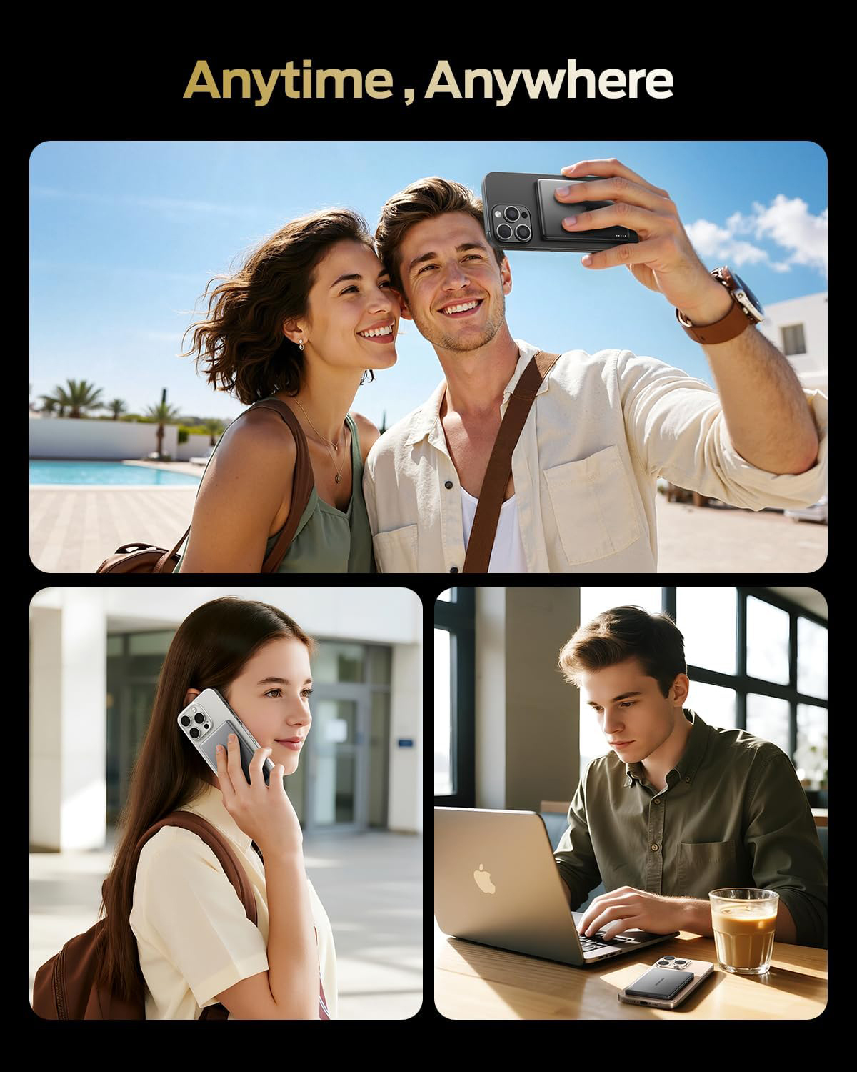 Wireless Magnetic Portable Charger Wireless Power Bank with USB-C Cable-Dreamlock