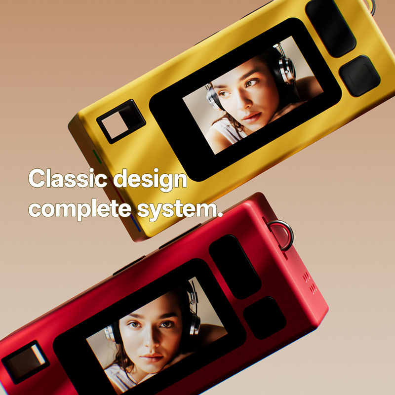 Mini HD Camera Portable Vintage Camera, Small Camera for Student Taking Photos and Videos