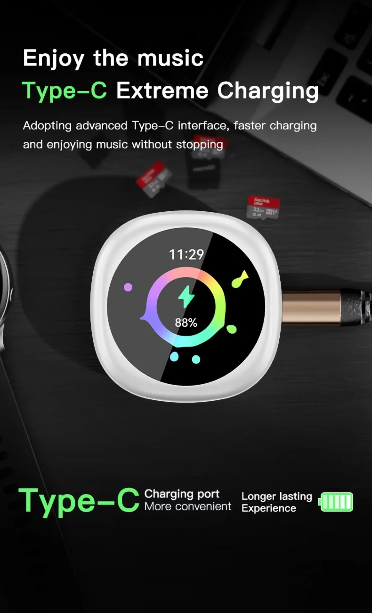 Smart Watch with Earbuds Waterproof Realtime Translation-Dreamlock