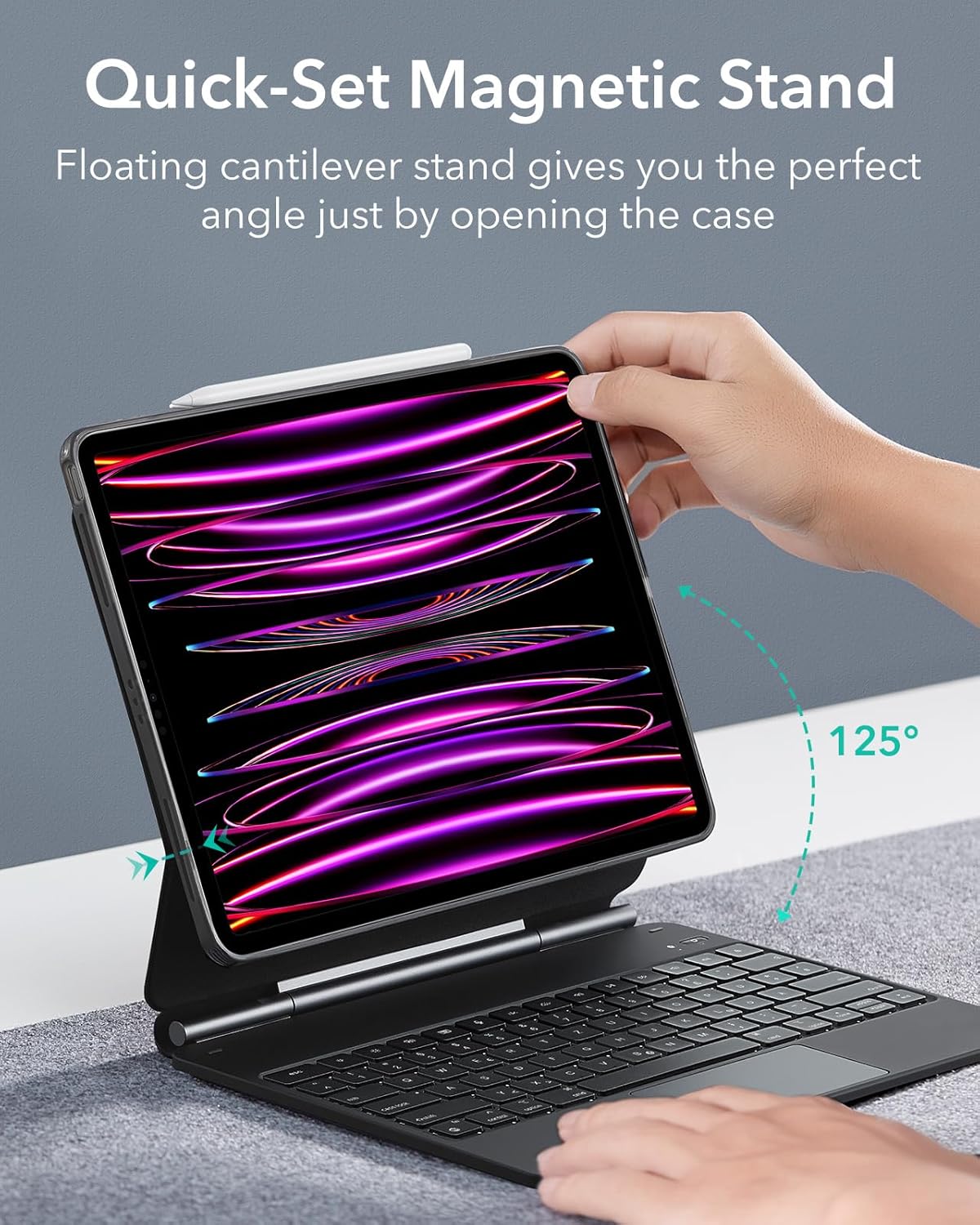 Keyboard for iPad Keyboard with Multi-Touch Trackpad-Dreamlock