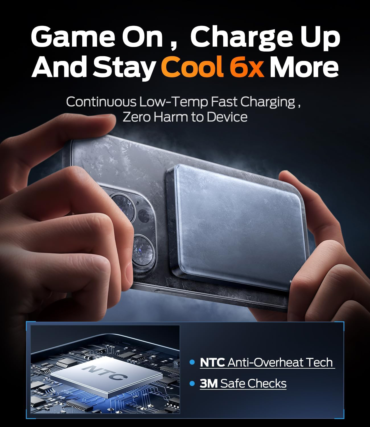 Wireless Magnetic Portable Charger Wireless Power Bank with USB-C Cable-Dreamlock