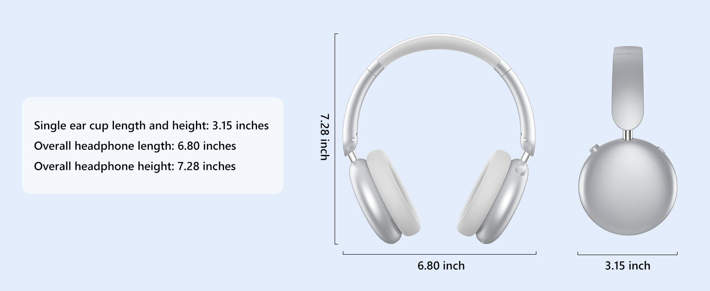 Wireless Bluetooth Headphones Hi-Res Audio Active Noise Cancelling-Dreamlock