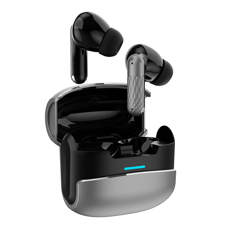 Wireless Bluetooth Earbuds Headphones Metallic Sci-fi Style-Dreamlock