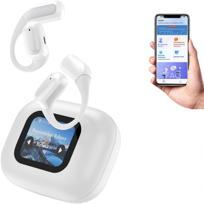 Ai Smart Open Ear Headphones with Real-time Translation Screen -Dreamlock